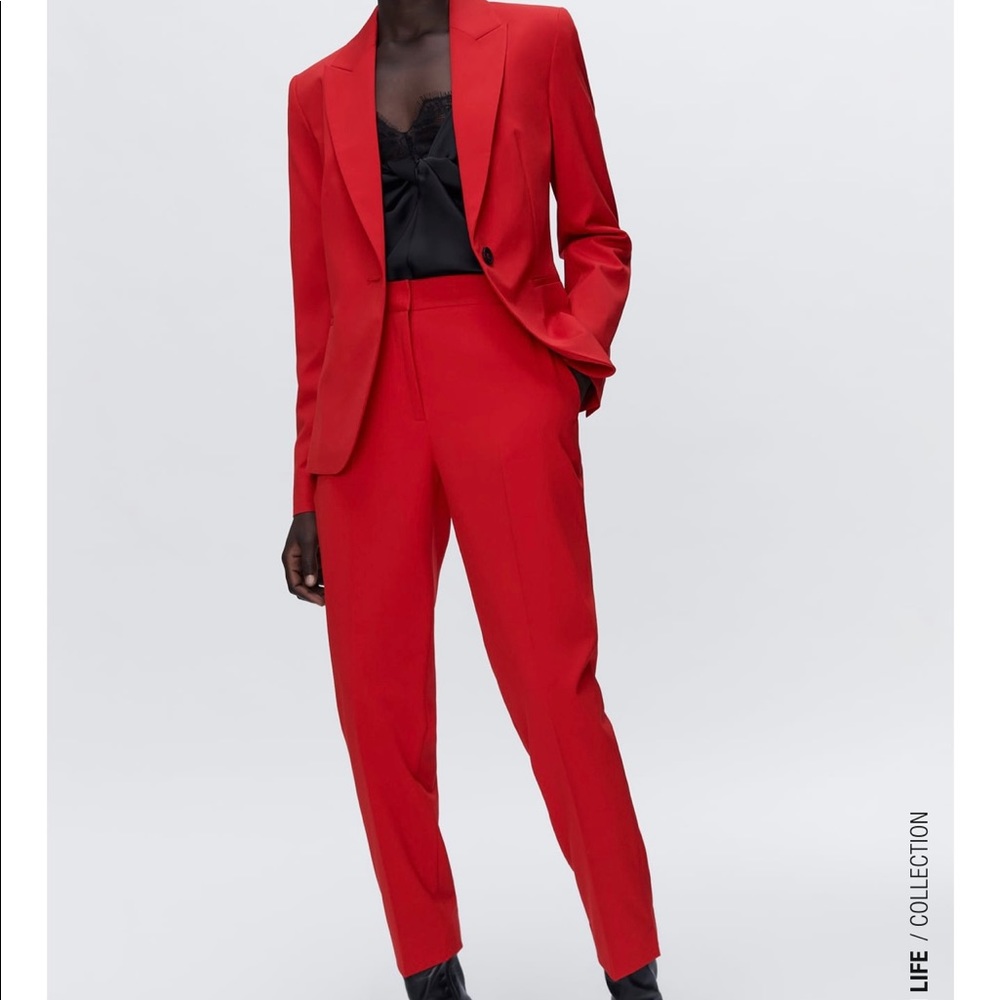 Zara blaze and ankle pants set